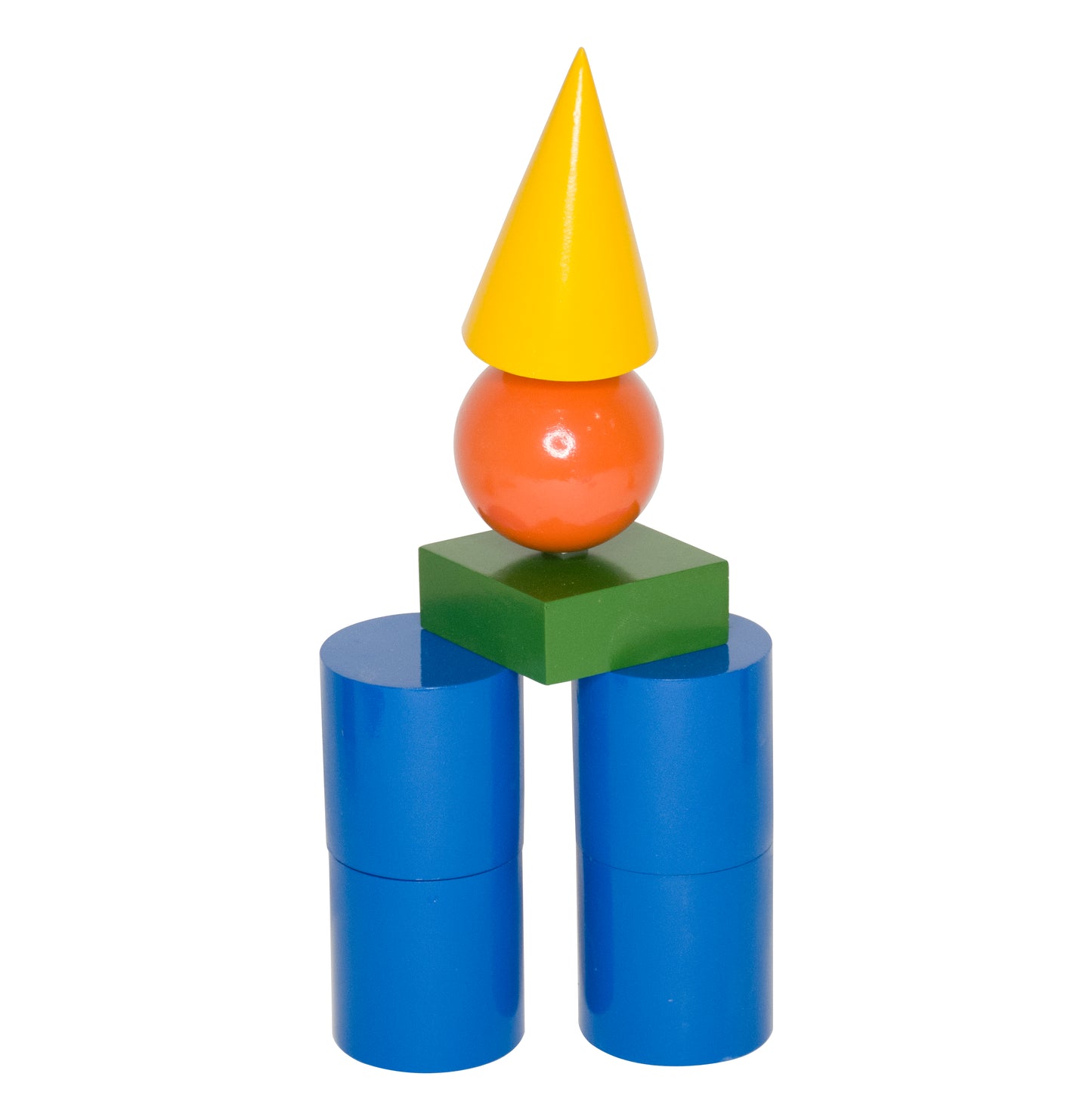 Labzio -Wooden Toy/Puzzle for Learning with Sorting and Stacking Geometrical Shapes and Colours for Children in a Fun Way.