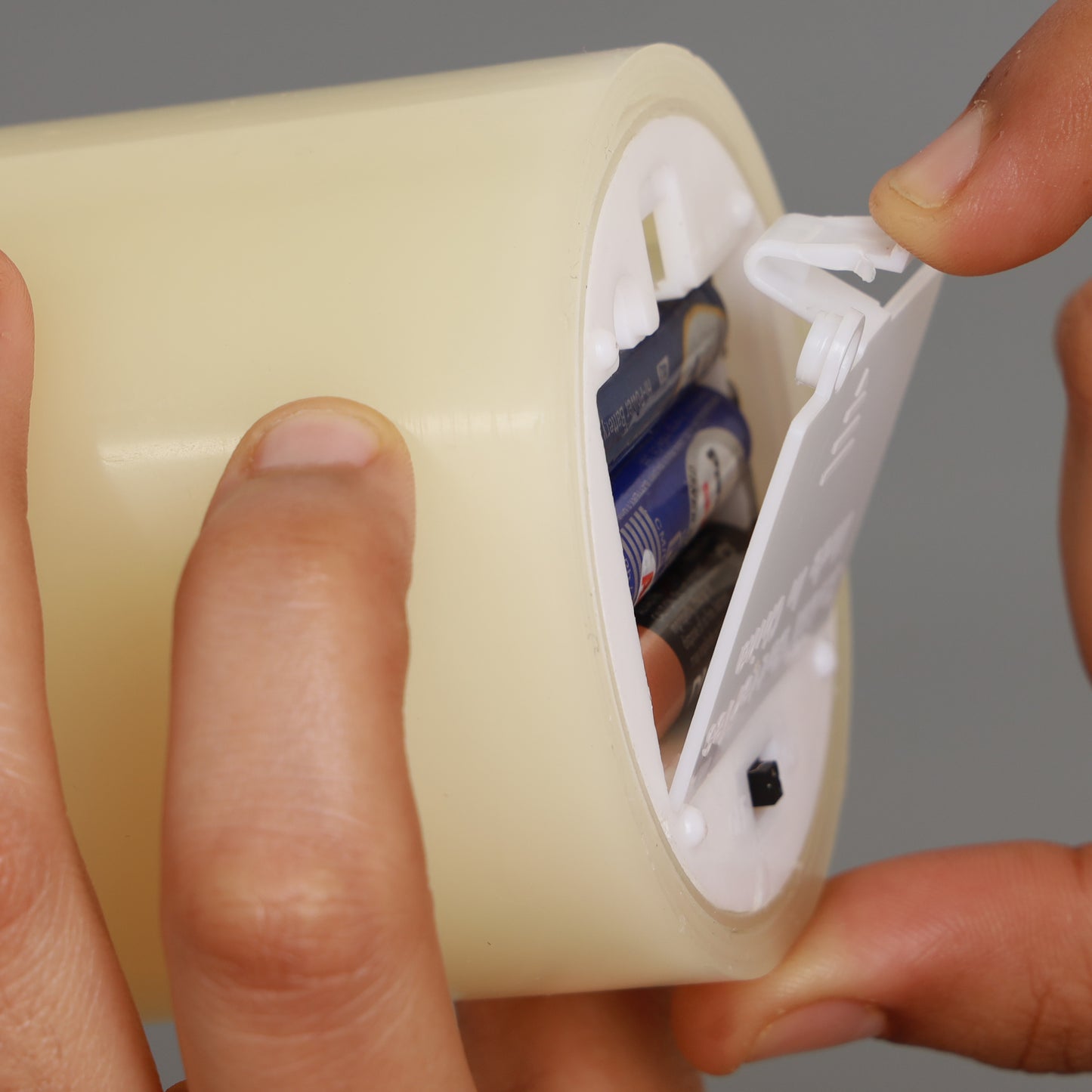 LABZIO Set of 3 Flameless LED Candles | Real Wax Look | Battery Operated | Flickering Moving Wick | 3 Sizes (4, 5, 6 Inch) | Unscented Pillar Candles for Home Decor