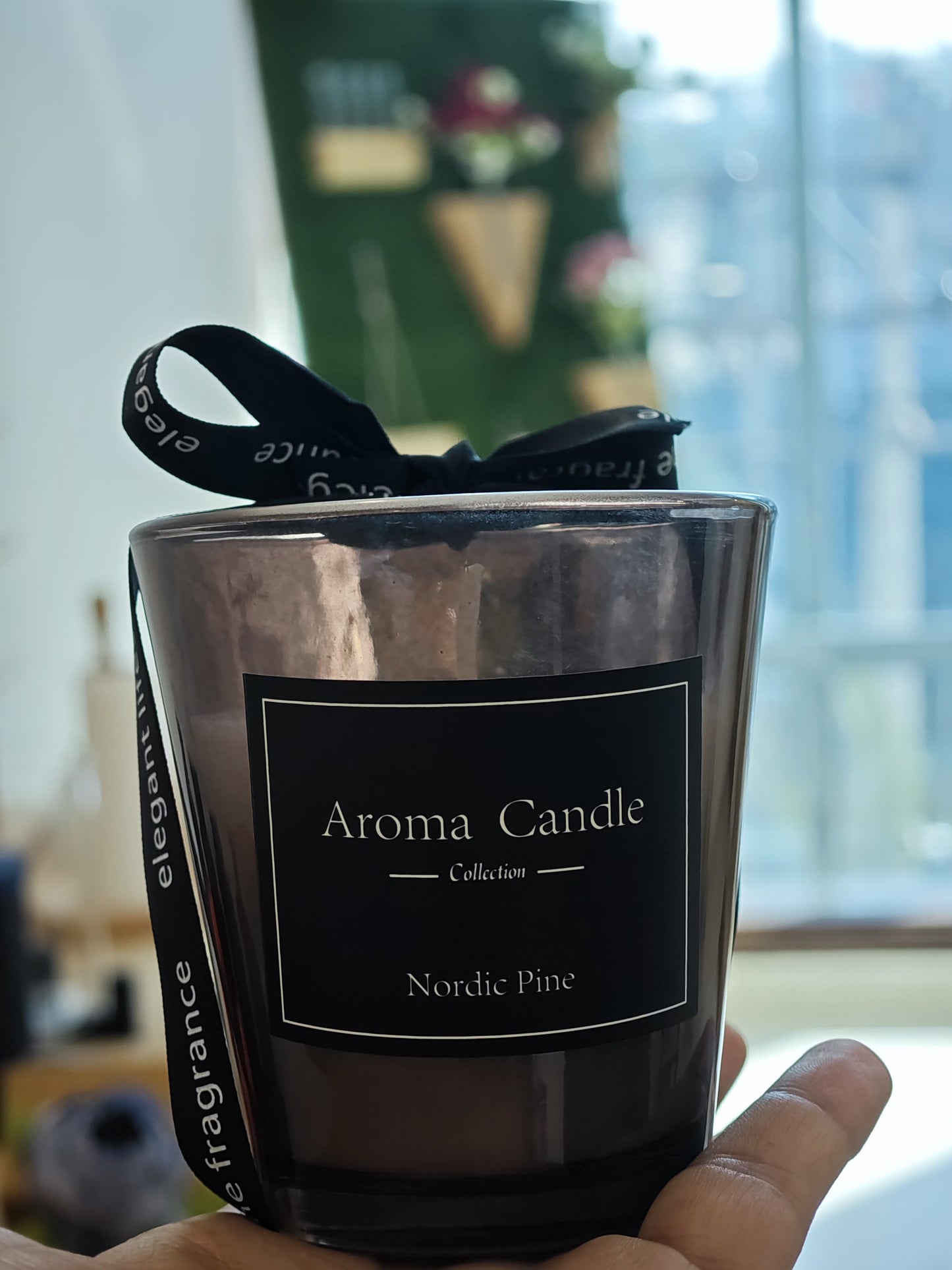 LABZIO - Best Scented Candles for Your Home: Long-Lasting, Strong Scents, 50 Hours Burn Time, Fragrances - Black-Champagne, White Nordic Pine, Black Nordic Pine