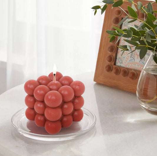 Labzio Smooth Scented Paraffin Bubble Candle | Candles for Home Decoration | Diwali Candles | Birthday Candles | Valentines Candles | Scented Bedroom Candles |