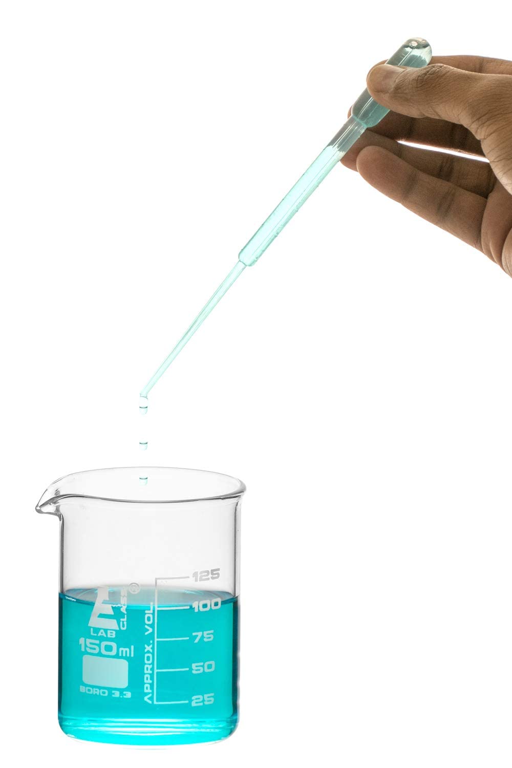 Precise graduation Transfer pipettes 3ml Pack of 10 (pack of 50-3 ML, Transparent)