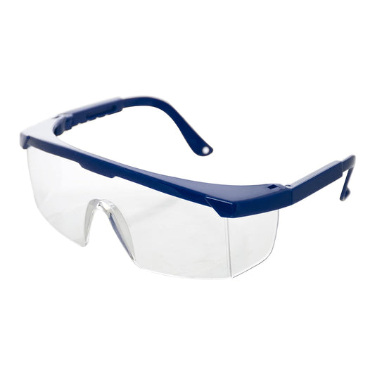 LABZIO Safety Goggles with Side Shield & Adjustable Temples | Chemical Splash Resistant Protective Eyewear | Anti-Fog, Anti-Scratch Lens | Lightweight & Universal Fit for Lab, Industry, Workshop