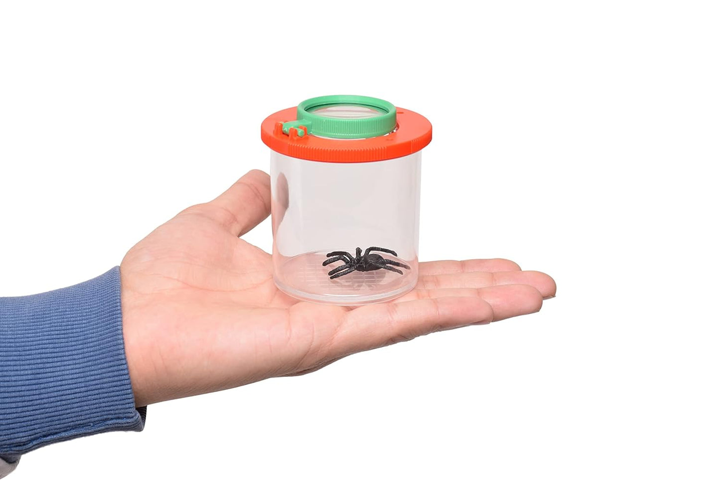 EISCO Magnifying Bug Viewer – 3X & 6X Insect Catcher with Dual Lens, Portable Bug Observation Cage, STEM Learning Kit, Outdoor Exploration, Science Experiments & Educational Toy (Pack of 2)