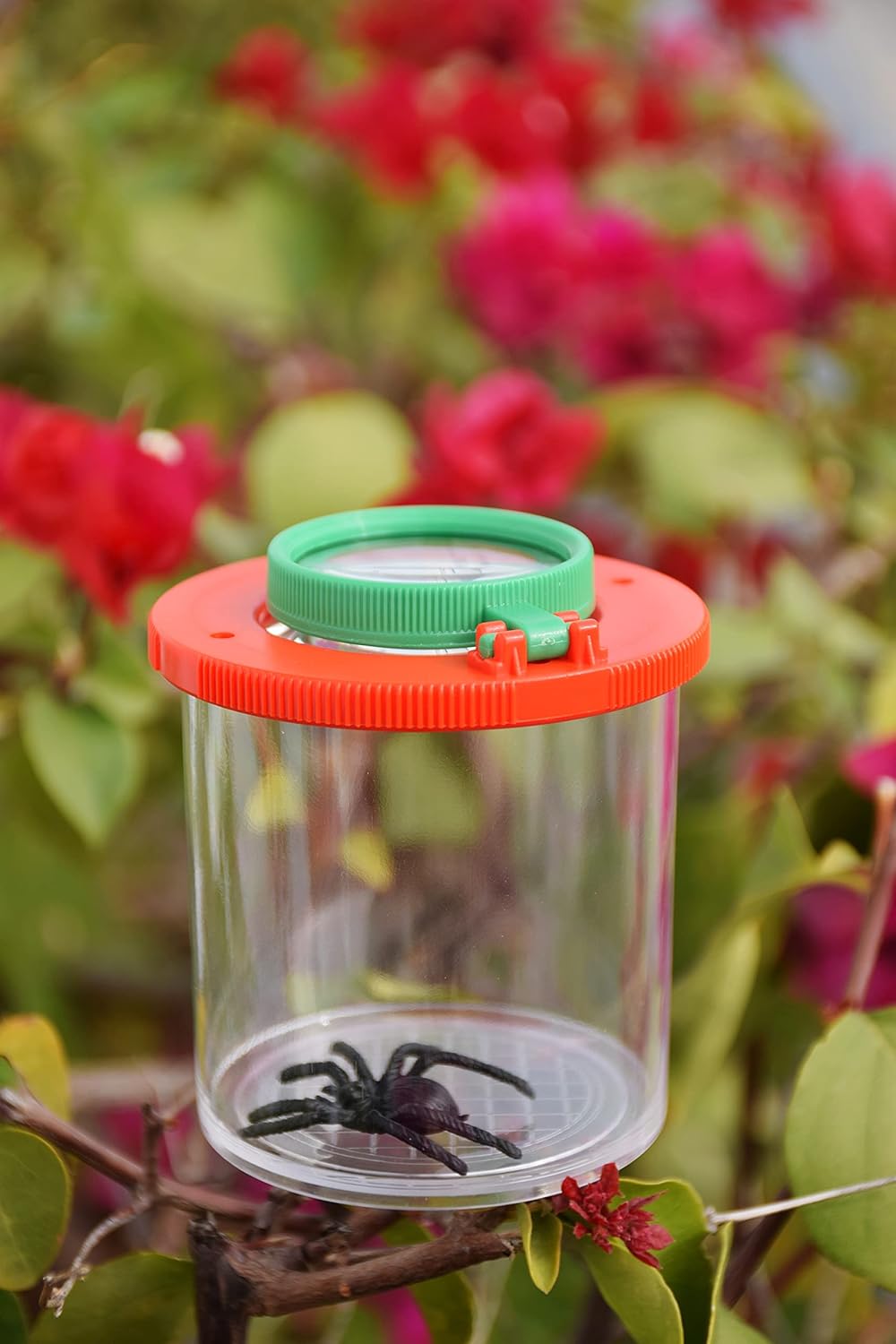 EISCO Magnifying Bug Viewer – 3X & 6X Insect Catcher with Dual Lens, Portable Bug Observation Cage, STEM Learning Kit, Outdoor Exploration, Science Experiments & Educational Toy (Pack of 2)