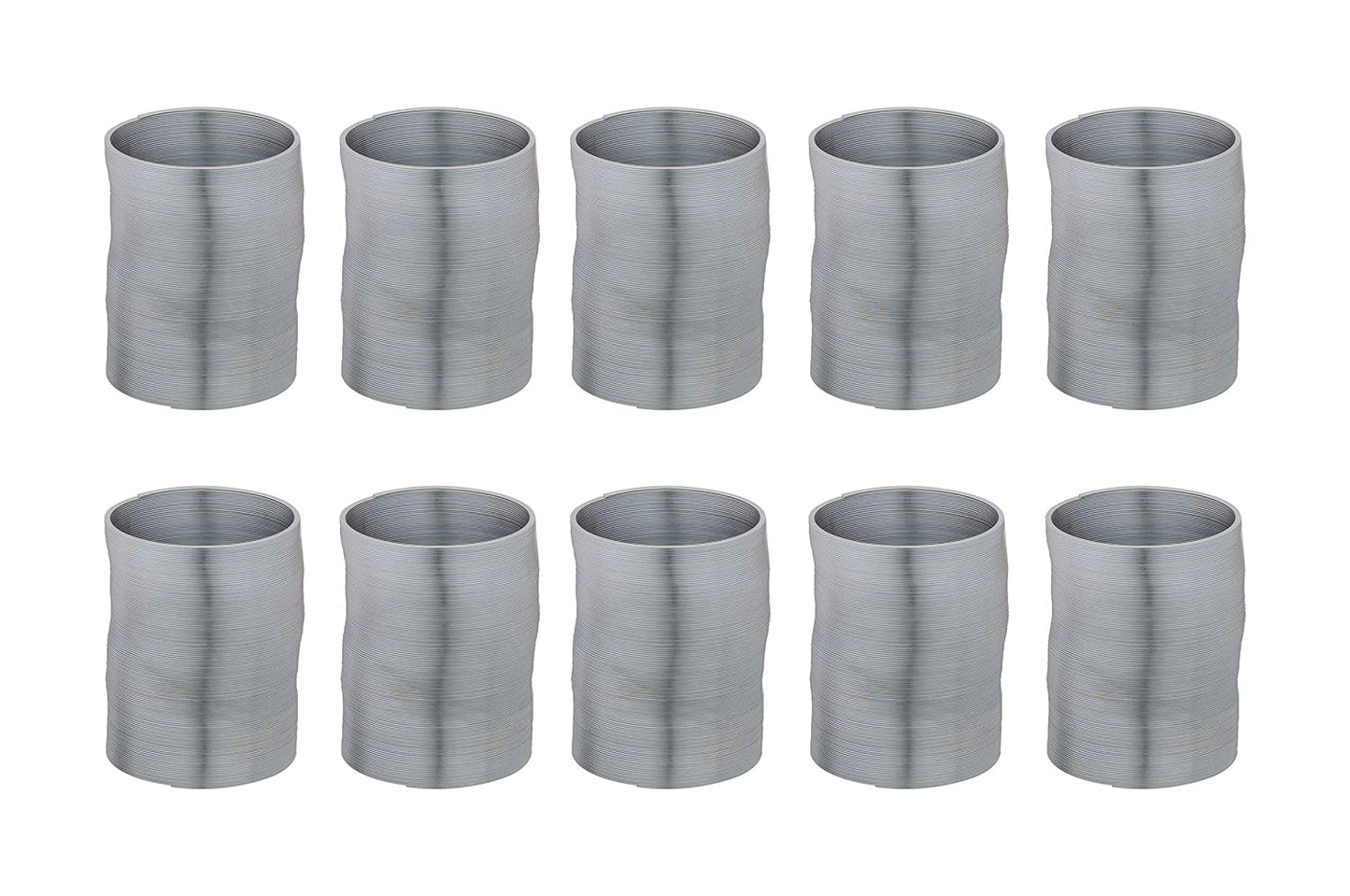 EISCO Tempered Steel Wave Form Helix – Scientific Slinky Spring, 7.5 cm Coil Diameter, 3 Meter Length | Physics Experiment Tool, Wave Propagation, STEM Learning, Lab Equipment (Grey Spring)