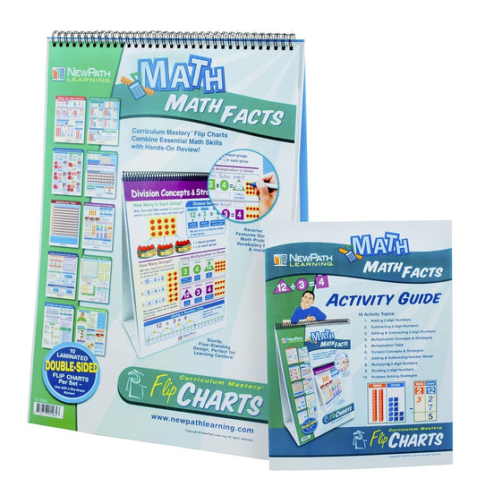 Eisco Essential Math Skills Educational Flip Charts