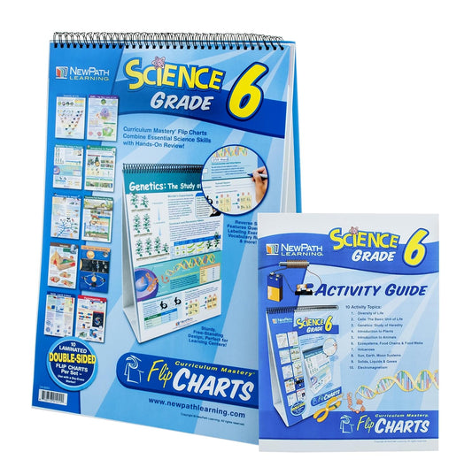 Eisco Science Grade 6, Educational Flip Charts, With Activity Guide