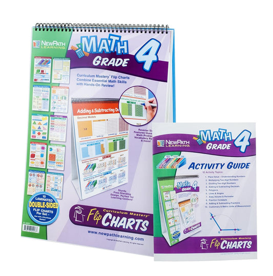 Eisco Grade 4 Maths Educational Flip Charts