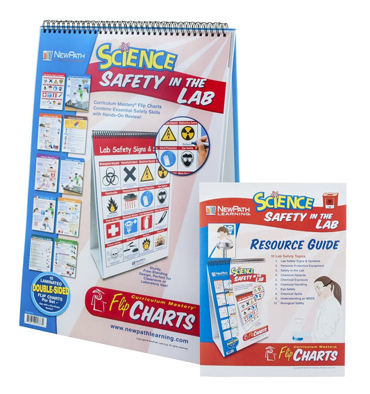 Eisco Safety In The Lab Educational Flip Charts