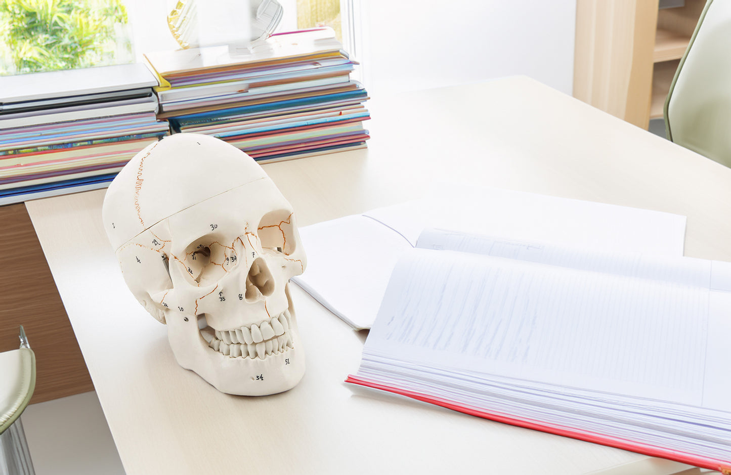 accurate size human skull