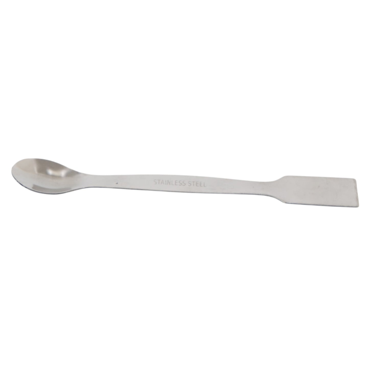 Eisco Stainless Steel Lab Spatula – 15cm, Dual-End Spoon & Flat Blade, Multipurpose Tool for Science Labs, Kitchen, Powder Mixing, Art, Resin, Crafting & Epoxy Work (Pack of 5)