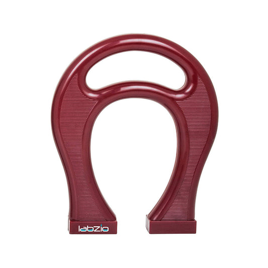 Labzio - Kids Giant Horseshoe Magnet, Learning While Playing Magnet, Ideal for Birthday Gifts or Return Gifts, Plastic Coated, with North & South Pole Markings, in Maroon Colour
