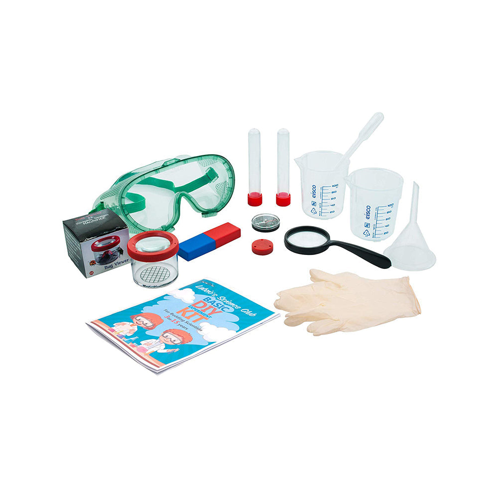 Labzio Science Club -Mom's After School Science kit of Basic DIY Experiment for Budding Scientists to Discover The World of Magic for Birthday Parties ,Age (6-15) Years