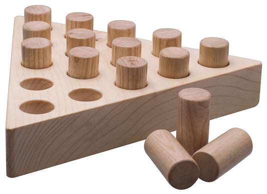 LABZIO Home - Premium Wooden Peg jumping game/Solitaire, hand crafted and polished for a perfect finish for home and cafes, instructions included,for all ages