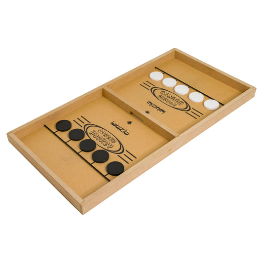 Labzio Home- Wooden String Hockey Game | Fastest Finger First Board Game | Wooden String Hockey Game for 2 Players | Adults, Kids