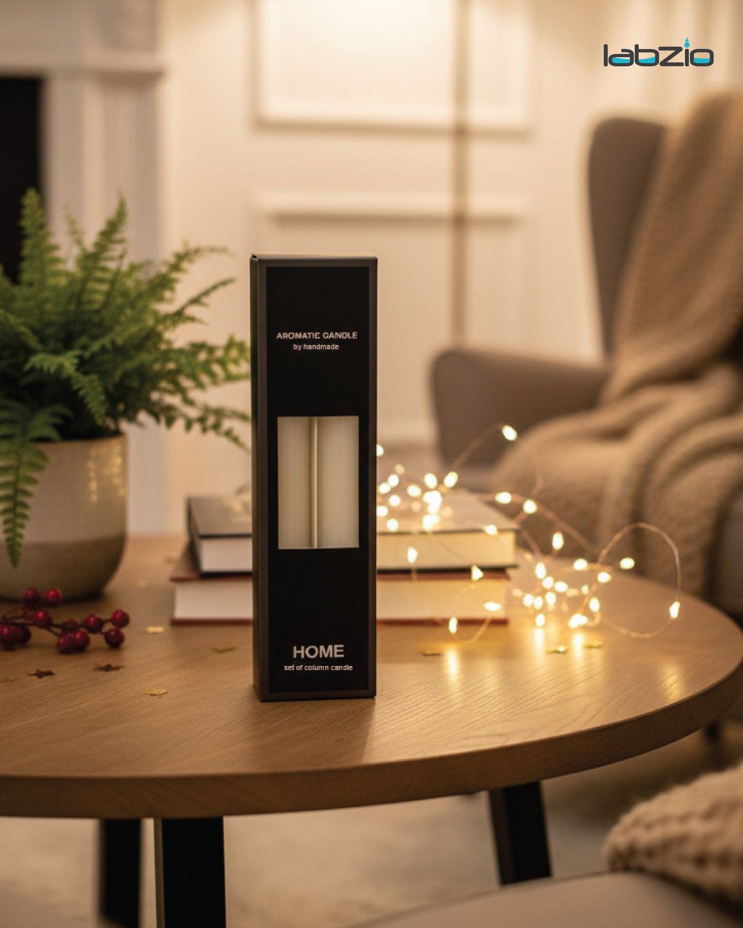 Home decor Scented Candles Set of 2 Column Candle Best for every Occasion