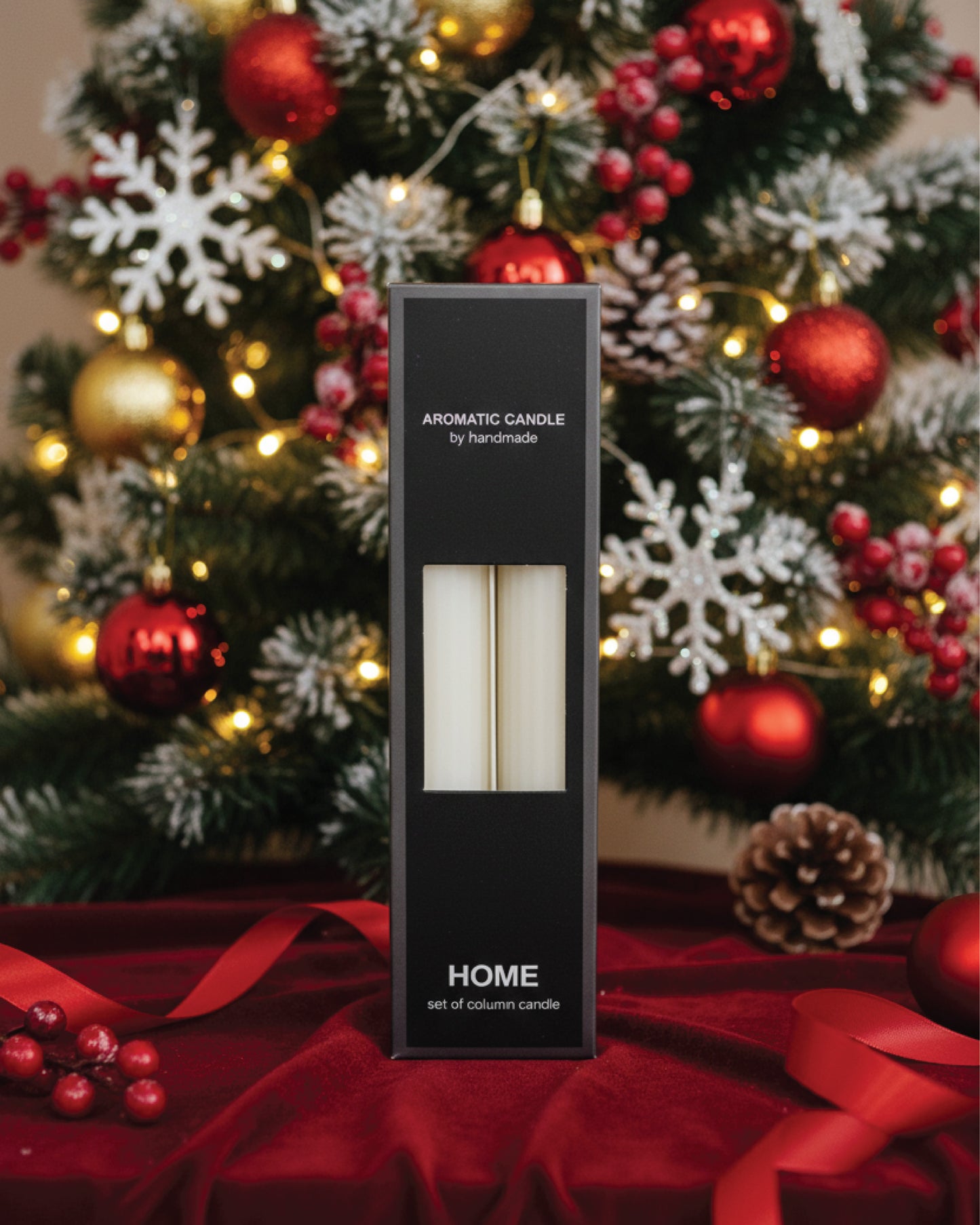 Home decor Scented Candles Set of 2 Column Candle Best for every Occasion