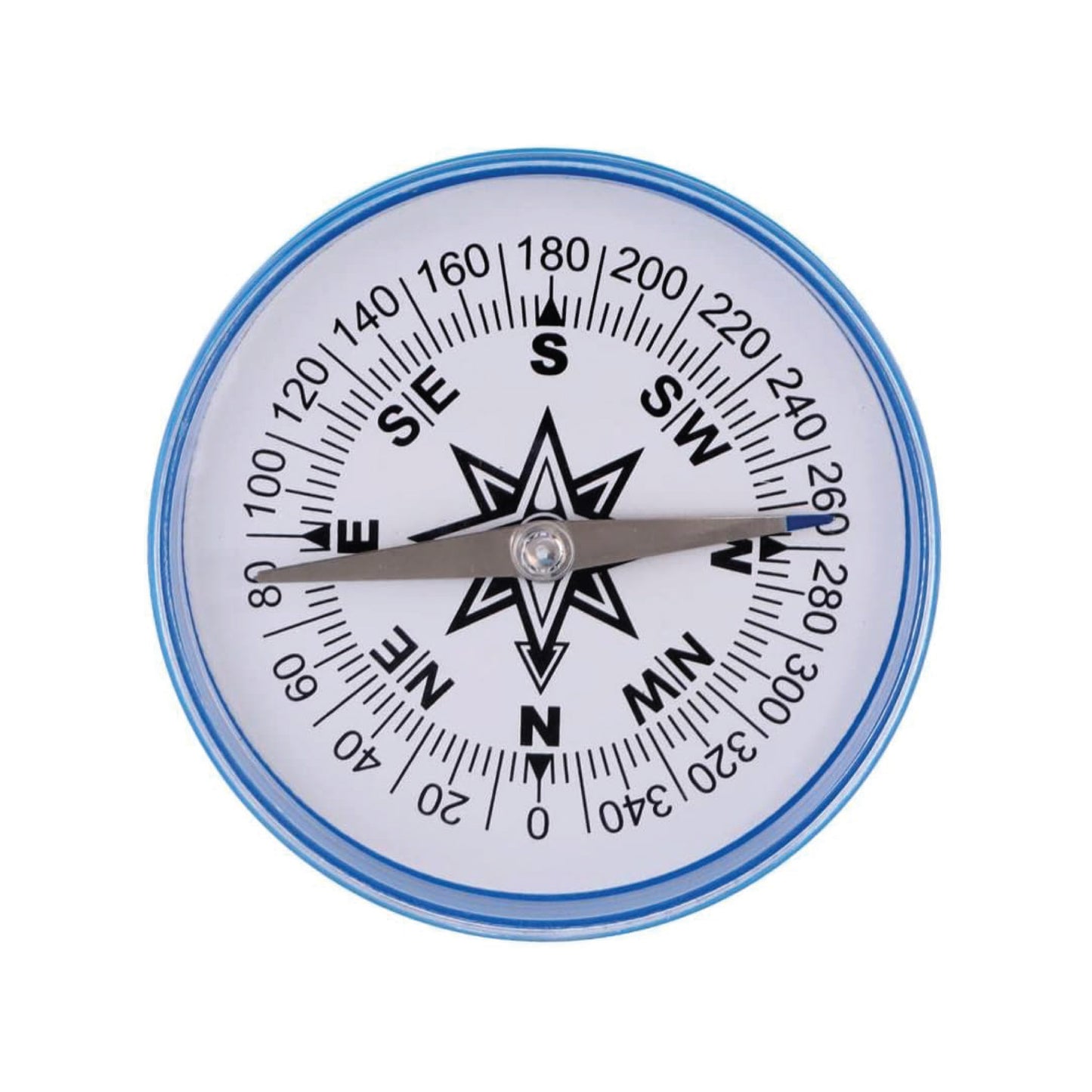 LABZIO 100mm Plastic Compass with 360-Degree Scale for Accurate Navigation - Durable, Lightweight, and Portable Compass for Hiking, Camping, Survival, and Outdoor Activities - Sensitive Needle