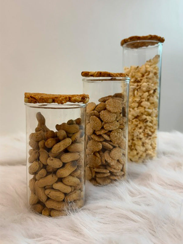 LABZIO Borosilicate Clear Glass Flower Vase (Set of 3) Cylinders, Modern Multipurpose Decorative Glass Vases for Home, Office, Living Room, Centerpieces, Contemporary Home Decor, Floral Arrangements