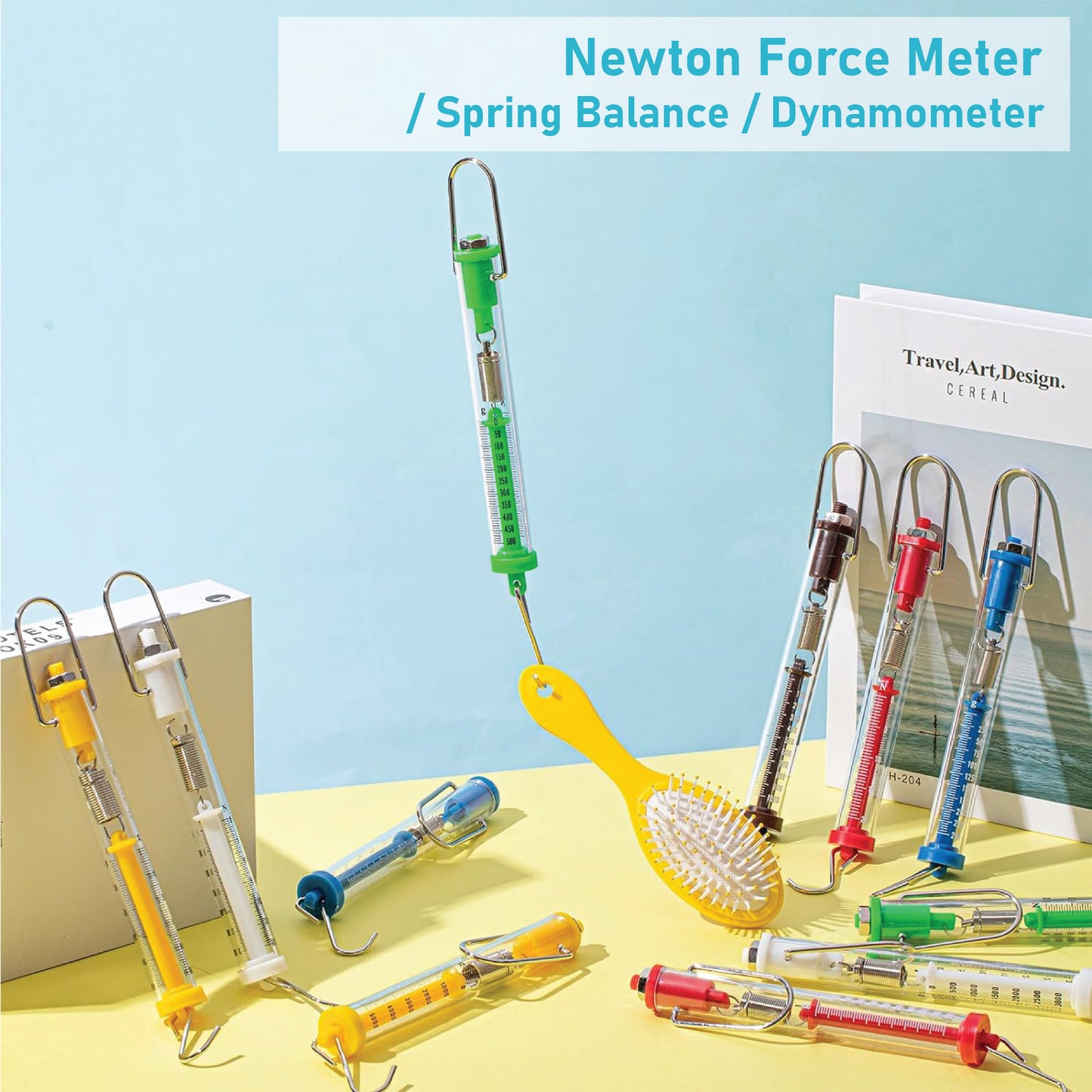 Newton Force Meter / Spring balance / Dynamometer with Dual Scale labelled (5kg)