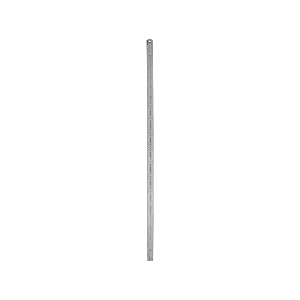 GROZ stainless steel scale (Ruler), horizontal reading in reverse, graduated in cm and mm. (100 cm)