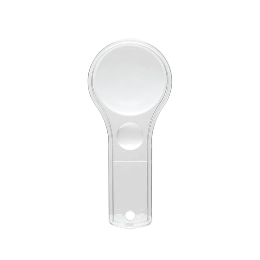 LABZIO- Premium Magnifying Lens with Handle, lab Quality Mini Magnifying Glass 5X and 15X Handheld, Diameter - 50 mm, Magnification - 3X Acrylic Lens and Body Makes it Suitable for Children
