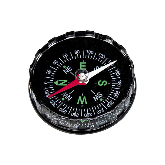 EISCO Plastic cased Basic Plotting Magnetic Compasses, 35mm diameter - Pack of 24