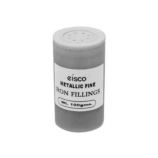 EISCO Fine Iron Filings (100g) Easy Sprinkle Magnetism Science Experiment Kit | Perfect for Classroom Projects, Physics Activities, STEM Learning, and Educational Fun for Kids and Adults | Resealable Jar