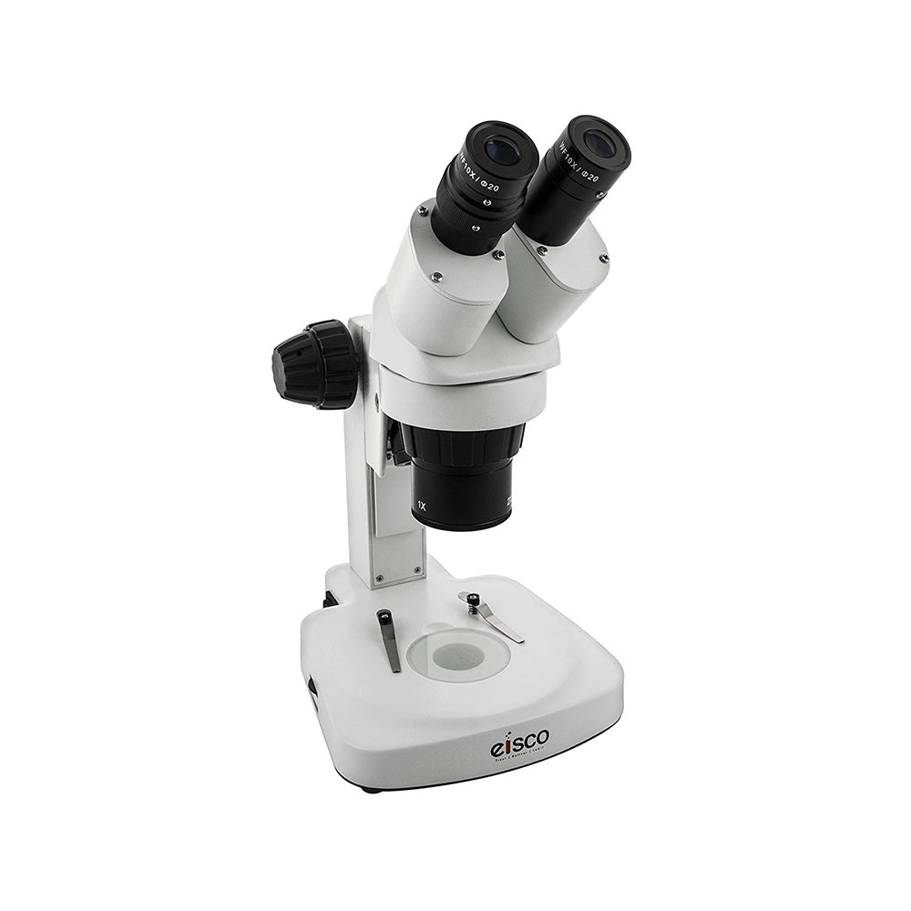 Premium Power Stereo Binocular Microscope, Triple Magnification, Wide Field 10X Eyepieces, Incident and Transmitted LED with Illumination Control