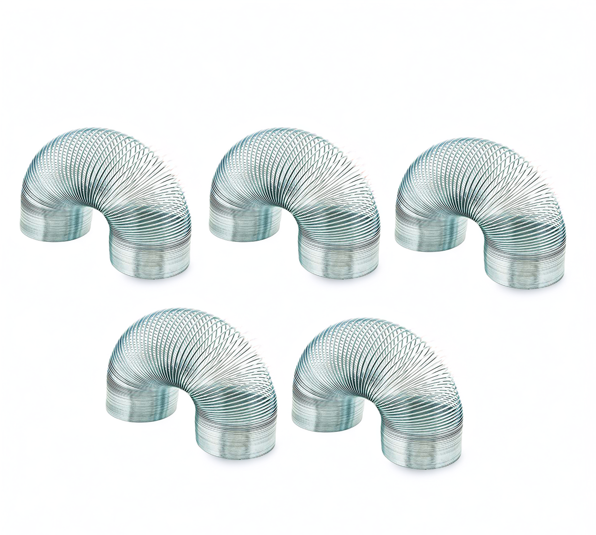EISCO Tempered Steel Wave Form Helix – Scientific Slinky Spring, 7.5 cm Coil Diameter, 3 Meter Length | Physics Experiment Tool, Wave Propagation, STEM Learning, Lab Equipment (Grey Spring)