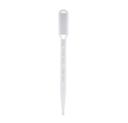 Labzio 3 ml Transfer Graduated Pipettes Graduated 0.5 ml Dropper, Ink Filler (Pack of 100)