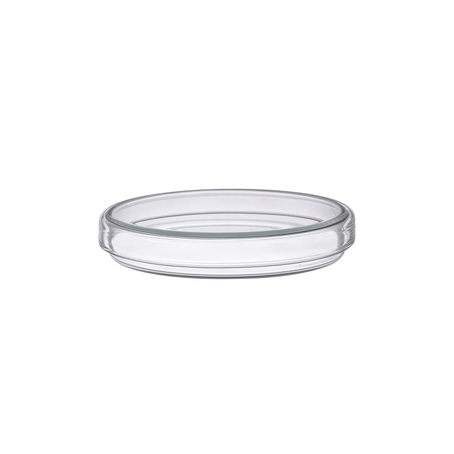Labglass by EISCO - Premium Petri Dish, Heavy Borosilicate Glass 3.3, Can Withstand Wet or Dry Repeated Sterilisation, Beaded Edges for Strength (90 X 15 mm, Pack of 5)