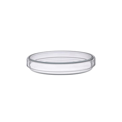 Labglass by EISCO - Premium Petri Dish, Heavy Borosilicate Glass 3.3, Can Withstand Wet or Dry Repeated Sterilisation, Beaded Edges for Strength (90 X 15 mm, Pack of 5)