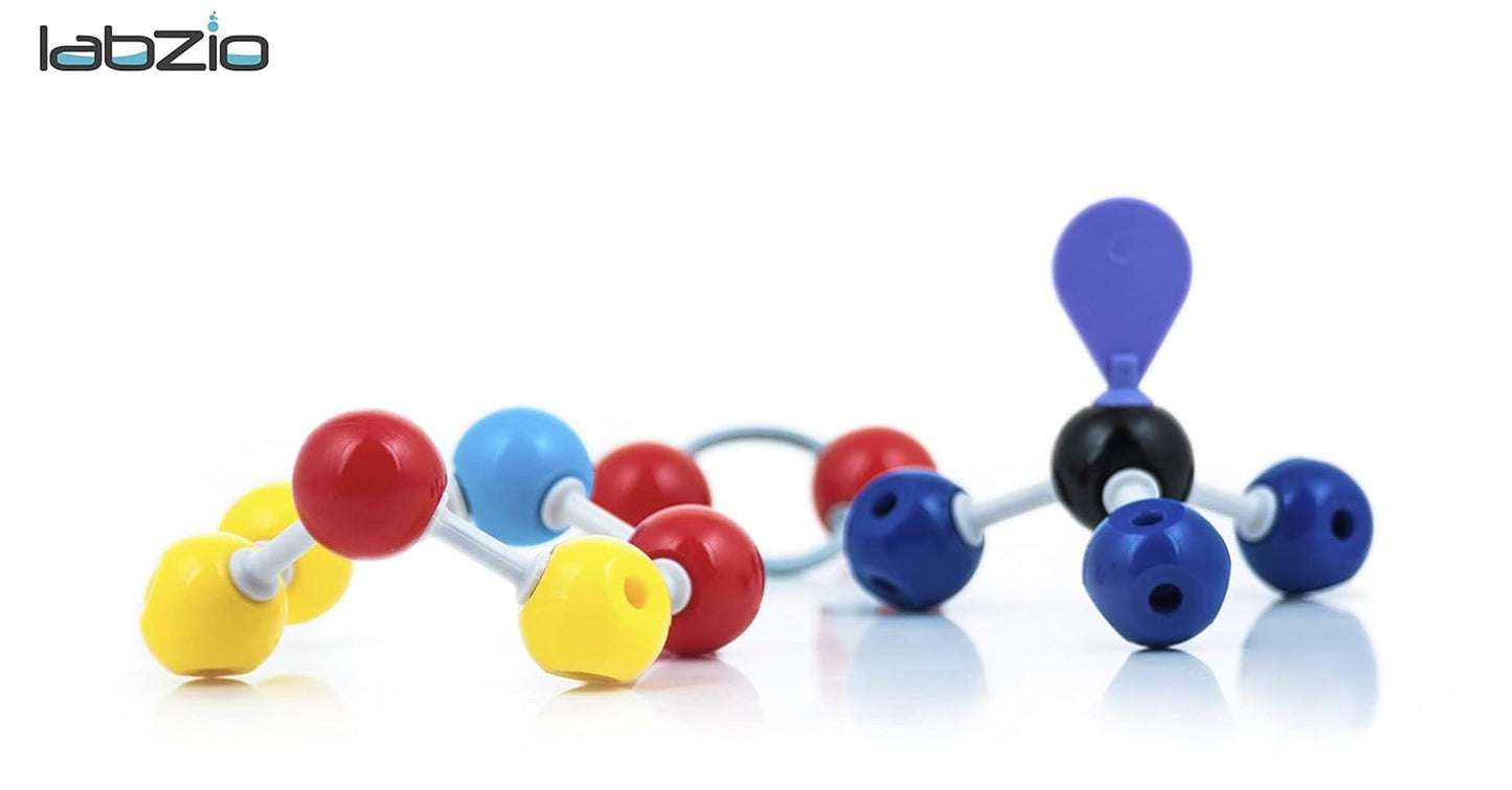 Molecular Model Teacher Set for Inorganic and Organic Chemistry, 126 Atom Pieces, 86 Links