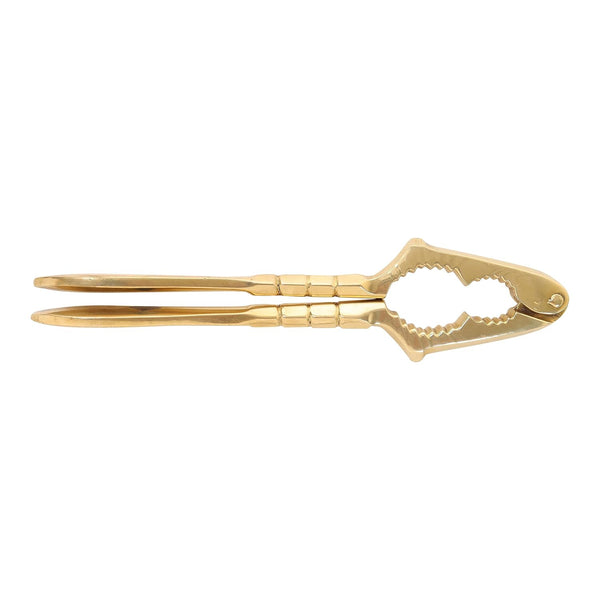 LABZIO - Premium Brass Nut Cracker - Effortlessly Crack Nuts with Sturdy and Easy-to-Use Design