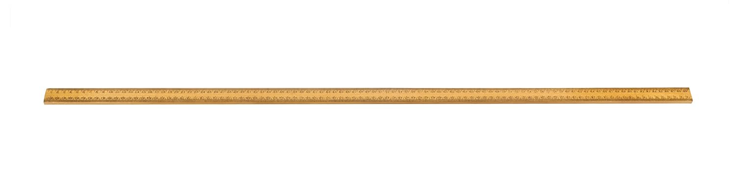 EISCO Premium One Meter (100cm) Wooden Scale(ruler), Horizontal Reading In Reverse On Each End, Pack of 2