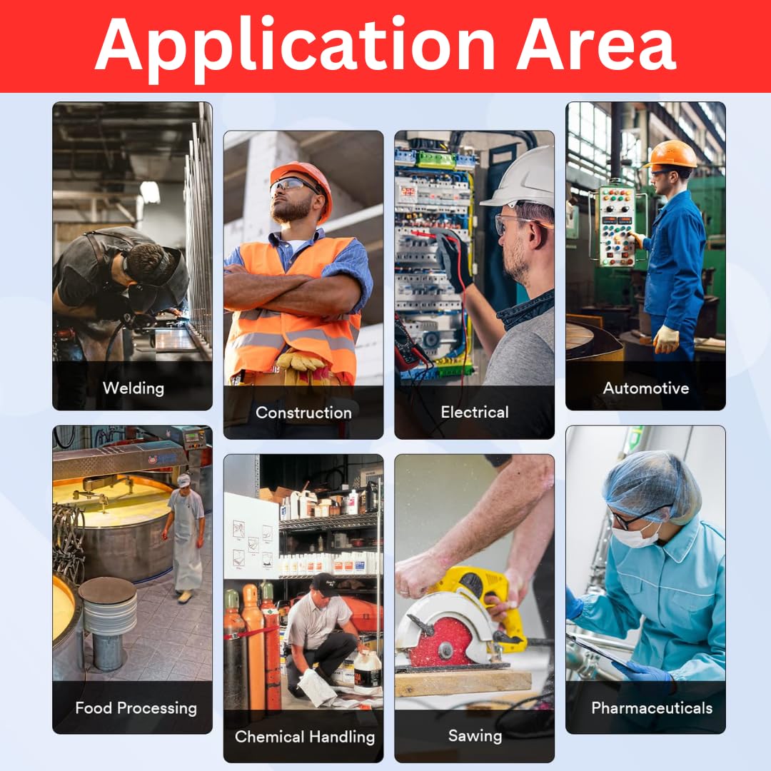 LABZIO - Premium Safety Goggles, Chemical Resistant, With Anti-Fogging Indirect Vents, Universal Fitting Over Prescription Glasses, Meets Safety Standards, Perfect For Laboratory Or Outdoor Use