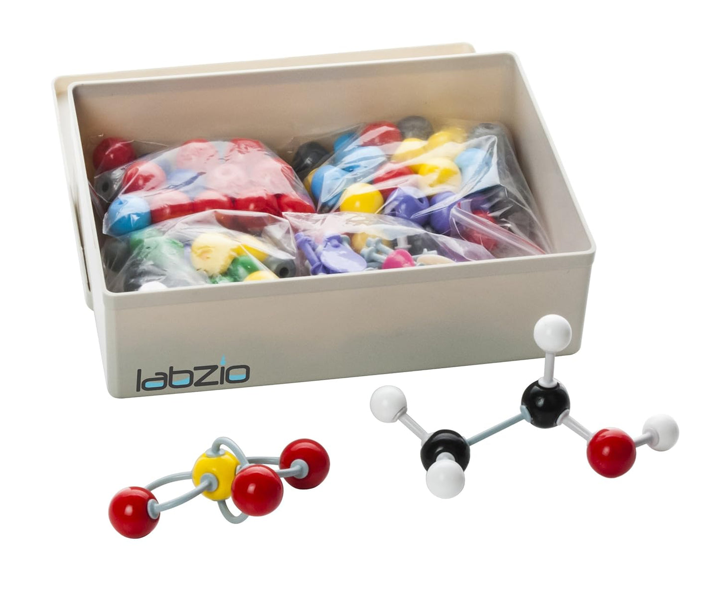 Molecular Model Teacher Set for Inorganic and Organic Chemistry, 126 Atom Pieces, 86 Links