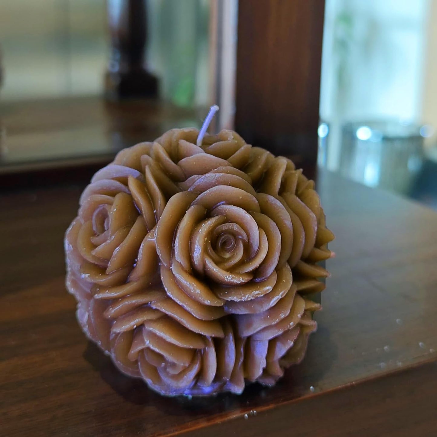 Labzio- Rose shape Colored Scented Candle, Wax Candles for Home Decoration, Diwali, Romantic Dinner, Birthday Parties