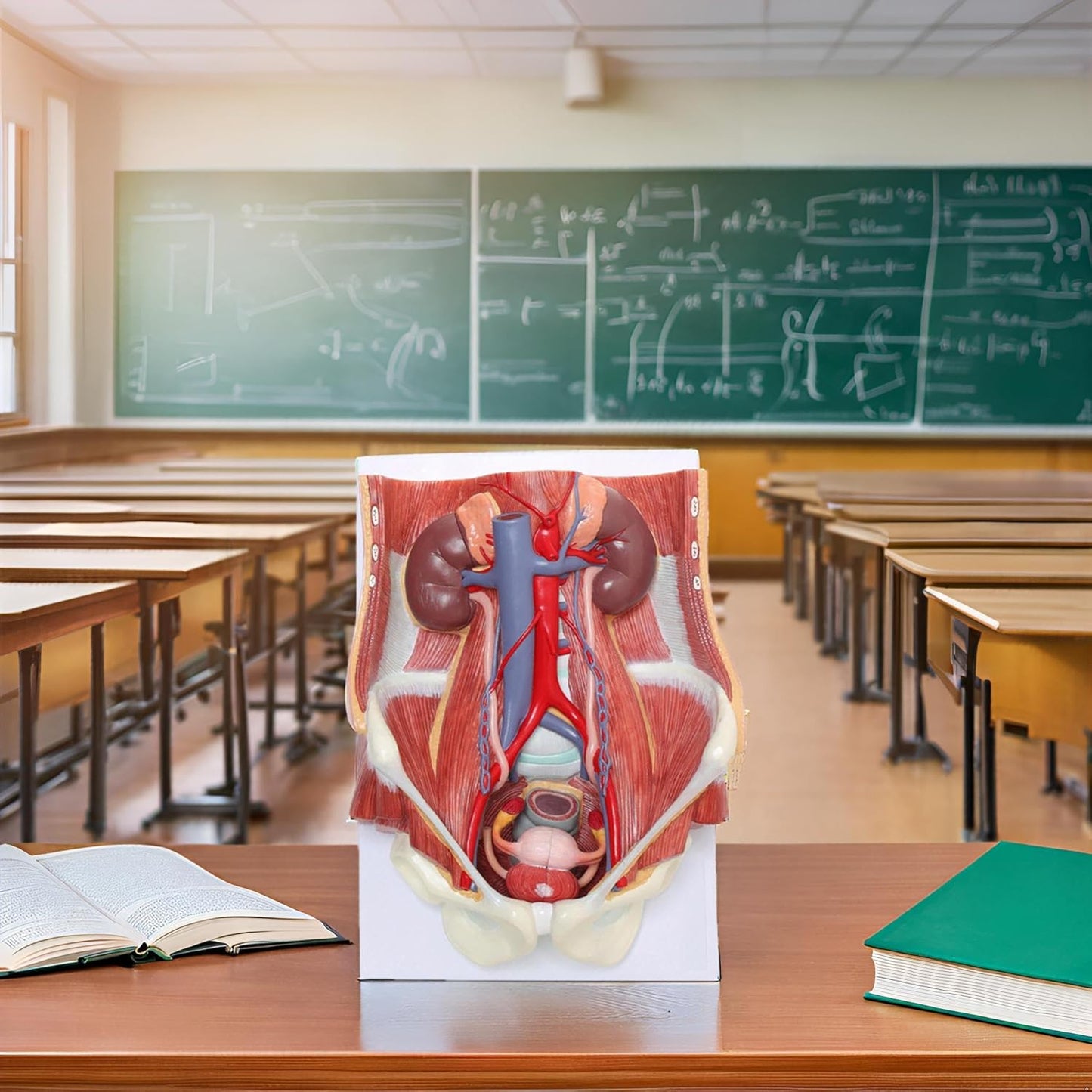 Labzio Anatomical Urinary System Model - Detailed Urology Anatomy Model for Educational & Medical Illustration - 3D Human Urinary Tract Structure