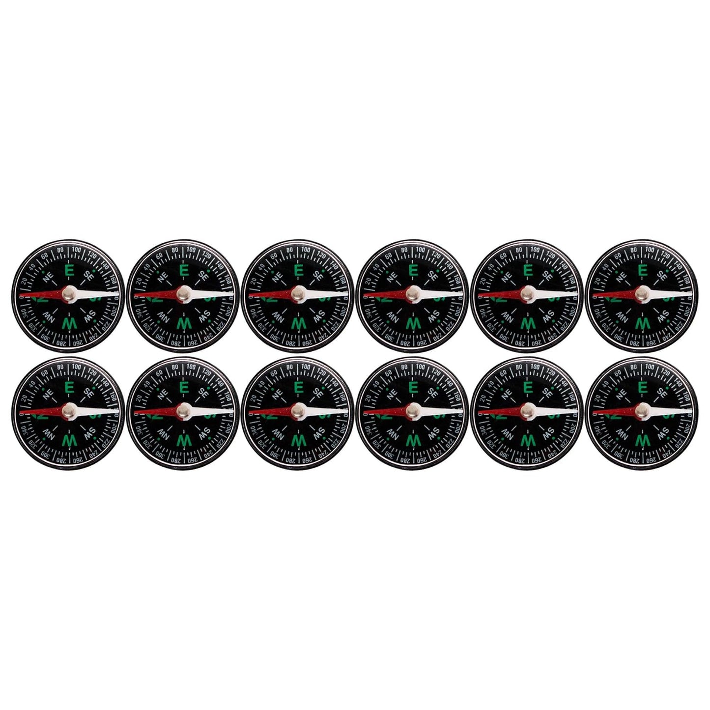 EISCO Plastic cased Basic Plotting Magnetic Compasses, 35mm diameter
