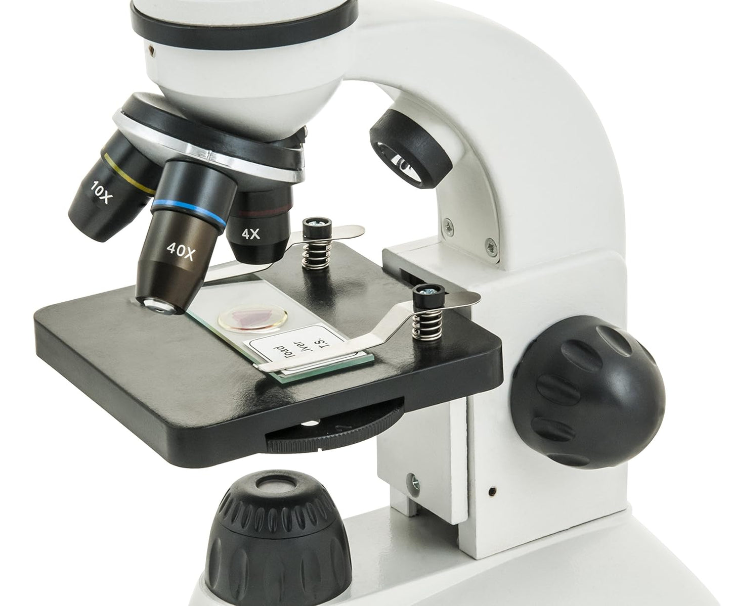 EISCO Premium Student Monocular Duo-Scope Cordless LED Microscope Dual Illuminated for Slides & Small Solid Objects Cordless Portable