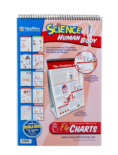 Eisco Human Body Educational Flip Charts