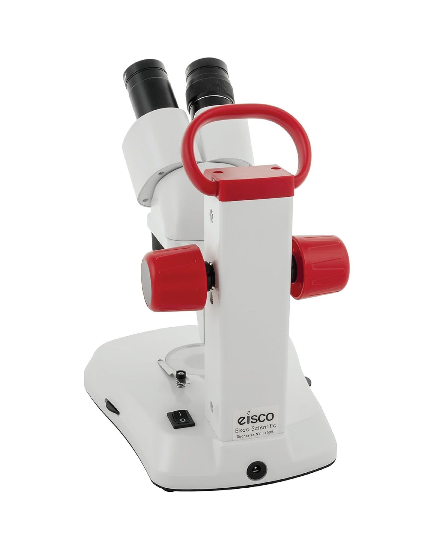 EISCO Premium Redline Stereo Binocular Microscope – Dual Magnification 10X/20X – Incident & Transmitted LED with Adjustable Illumination – Wide Field Eyepieces, Eyeshades, Durable Carry Handle
