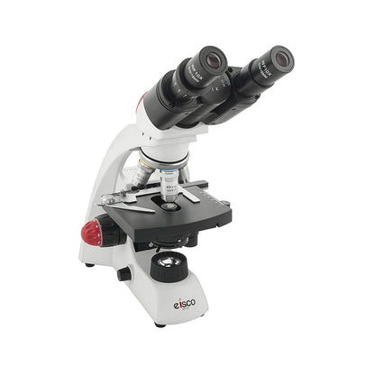 Premium Redline Range Binocular Microscope, WF 10X Eyepiece, 4X, 10X, 40X & 100X Objectives, 360° Rotatable Head, LED Illumination, Mechanical X-Y Axis Stage