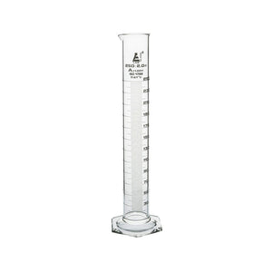 Measuring Cylinder, NABL Certified, Hexagonal Base, Class-A, 250 ml, Highest Accuracy with Calibration Certificate, Calibrated in 27 Degrees