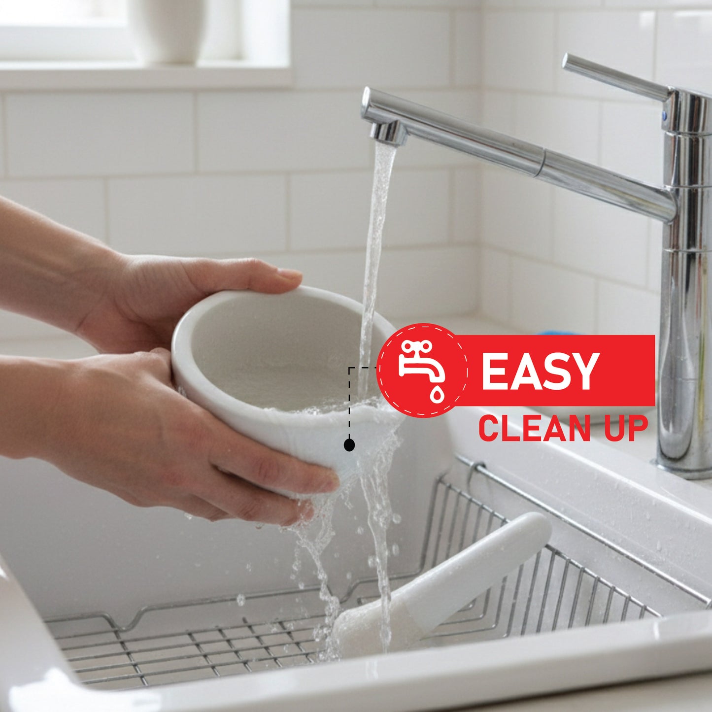 Mortar and Pestle, Porcelain, lab quality 4" Diameter, 150 ml capacity - grinding surface textured and unglazed, with spout for Spices, medicines, pills, seeds