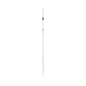 2 ml Pipette With Amber Graduations, Made of High Quality Soda Lime Glass, Excellent Visibilty, Tolerance ±0.010 ml, Color Code - Black, Class - AS