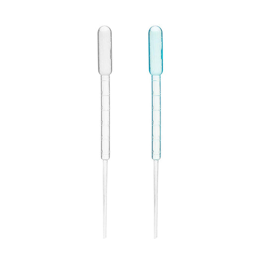 Transfer pipettes 3ml with precise graduation, translucent with large bulb , chemical resistant,(variations available)