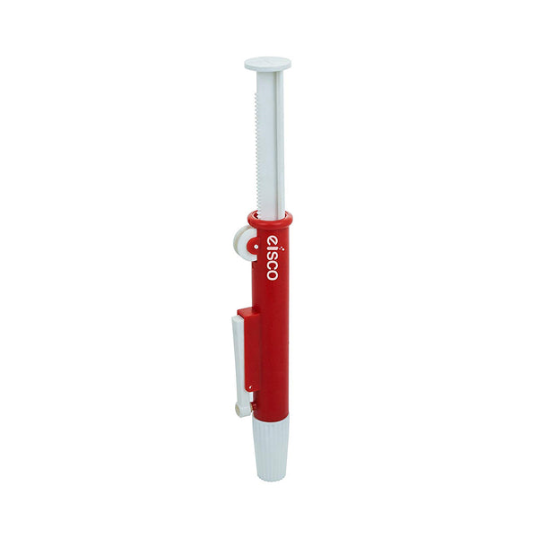 Pipette Pump - 25 ml, Fast release, Precise Pipetting, Zip Quick Emptying, With Knurled Thumb Wheel To Draw Or Dispense Liquids